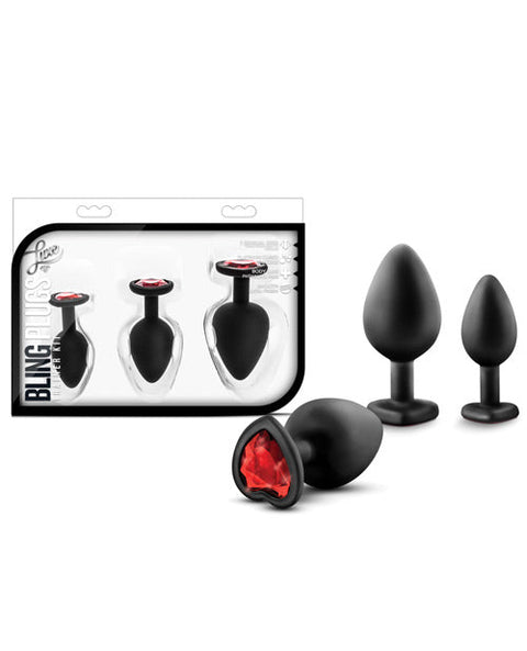 Blush Luxe Bling Plugs Training Kit - Black
