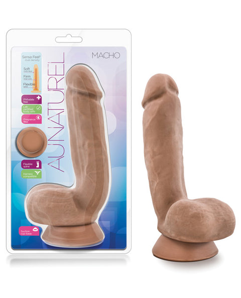 Blush Au Naturel Macho Dong w/Suction Cup