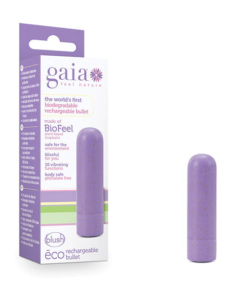 Blush Gaia Eco Rechargeable Bullet