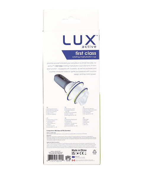 Lux Active First Class Rotating Masturbator Cup