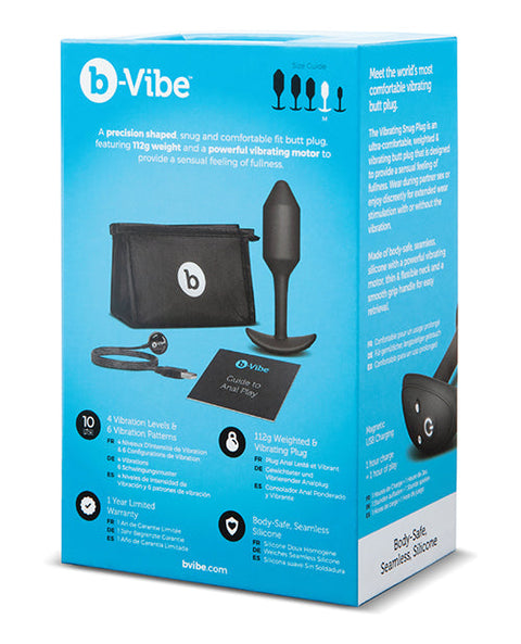 b-Vibe Vibrating Weighted Snug Plug M - 112 g