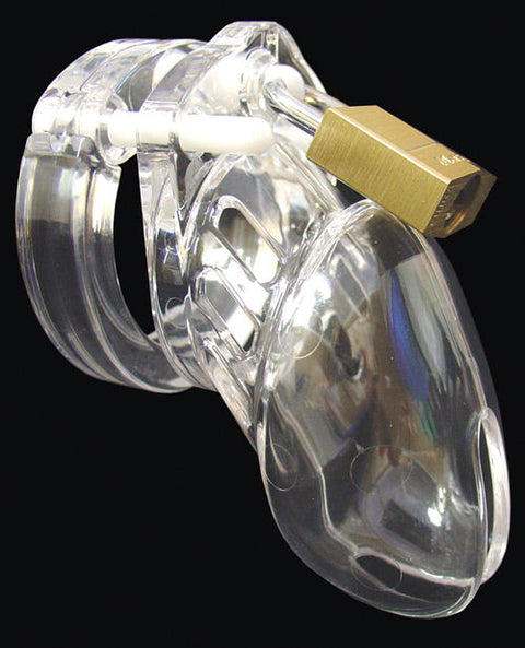 CB-6000S 2 1/2" Cock Cage & Lock Set - Clear