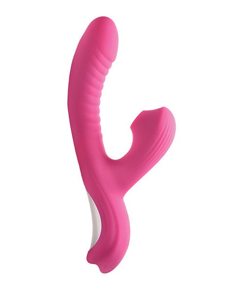 Curve Toys Power Bunnies Come Hither Suction Vibrator - Pink