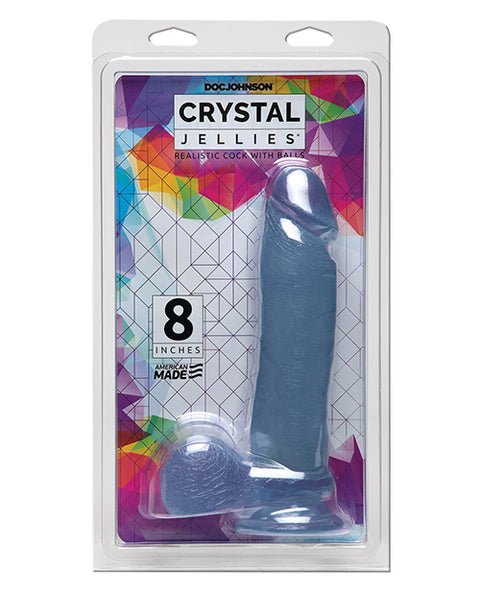 Crystal Jellies 8" Ballsy Cock