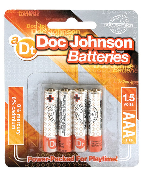 Doc Johnson Batteries - AAA 4 Pack