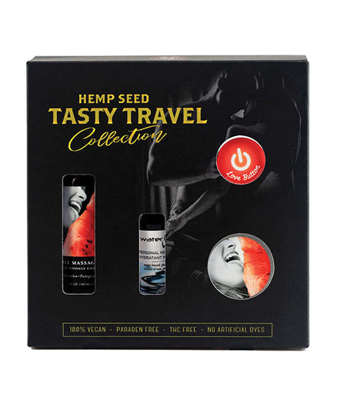 Earthly Body Hemp Seed Tasty Travel Collection