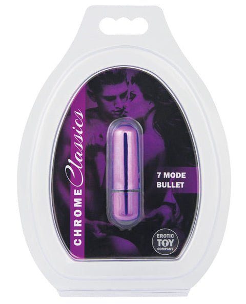 Erotic Toy Company Chrome Classics Bullet 7 Speed