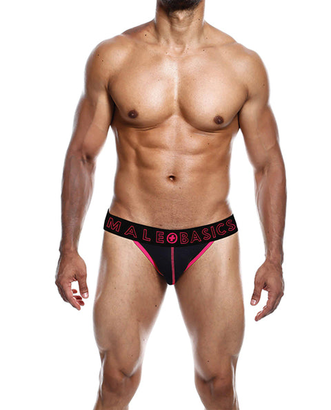 Male Basics Neon Jockstrap Coral XL