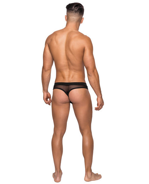 Hoser Stretch Mesh Micro Mini Short Black