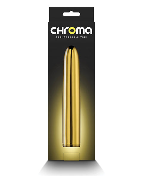 Chroma 7" Rechargeable Vibe - Gold