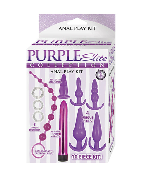 Purple Elite Collection Anal Play Kit - Purple