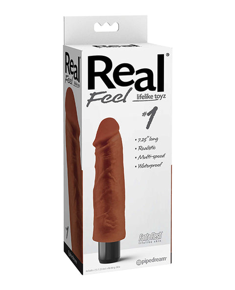 Real Feel No. 1 Long 7.5" Vibe Waterproof - Mutli-speed