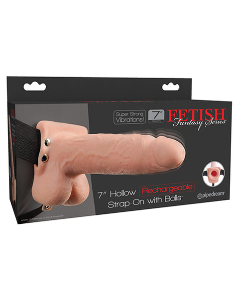 Fetish Fantasy Series 7" Hollow Rechargeable Strap On