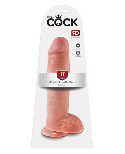 King Cock 11" Cock w/Balls