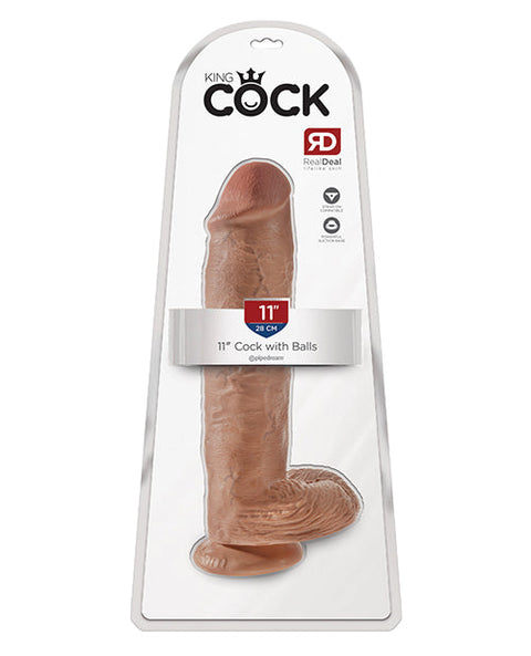 King Cock 11" Cock w/Balls