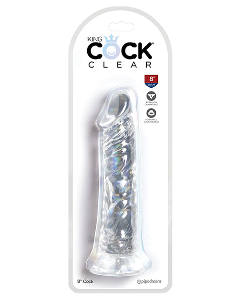 King Cock Clear 8" Cock