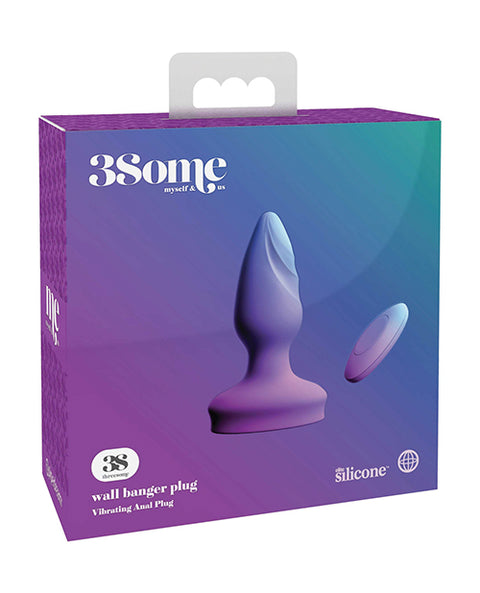 Threesome Wall Banger Plug - Purple