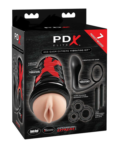 PDX Elite Ass Gasm Vibrating Kit