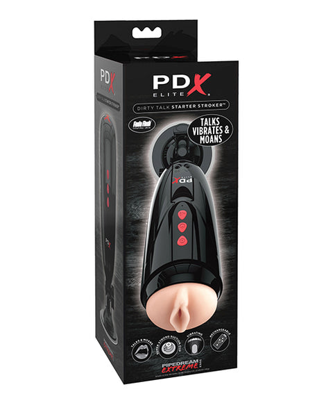 PDX Elite Dirty Talk Starter Stroker