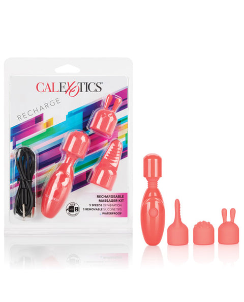 Rechargeable Massager Kit - Orange