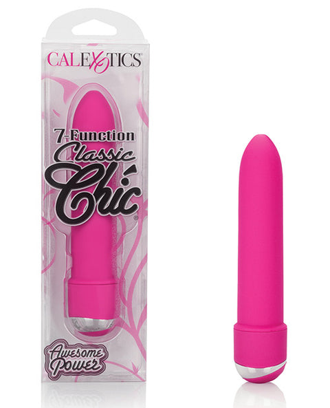 Classic Chic 4.25" - 7 Function Pink