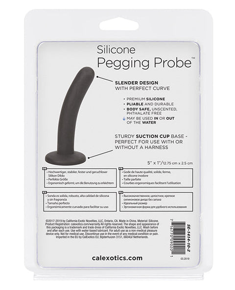 Silicone Pegging Probe - Black