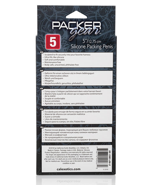 Packer Gear 5" Silicone Packing Penis