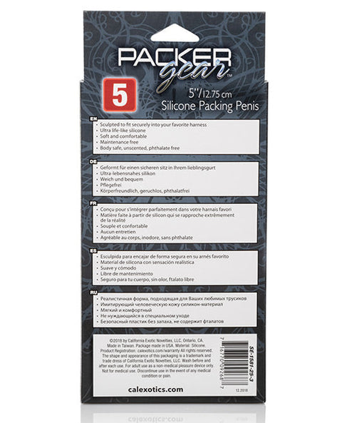 Packer Gear 5" Silicone Packing Penis