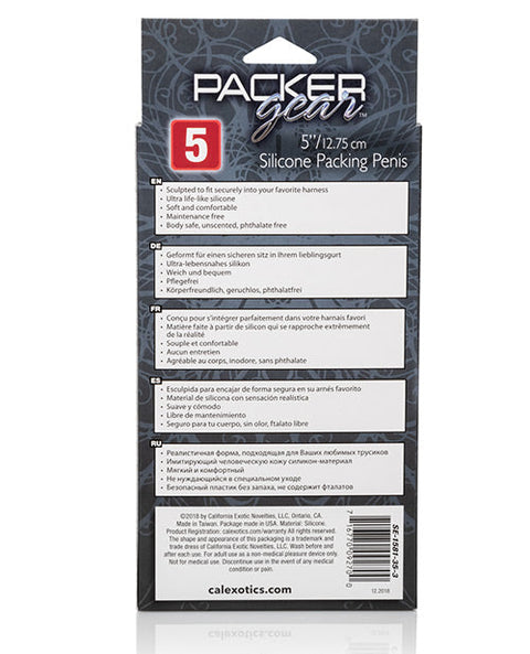 Packer Gear 5" Silicone Packing Penis