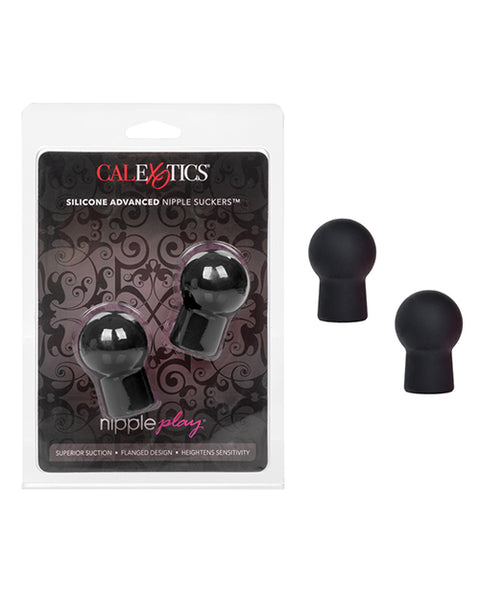 Nipple Play Advanced Silicone Nipple Suckers - Black