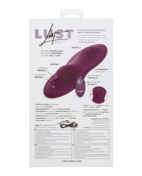Dual Rider Remote Control Lust - Purple