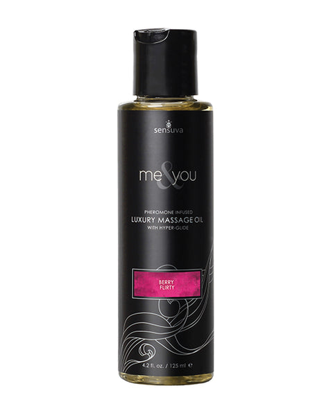 Sensuva Me & You Massage Oil - 4.2 oz