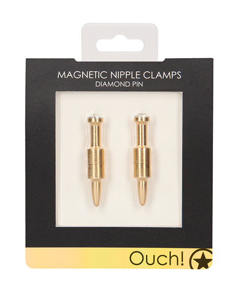 Shots Ouch Pin Magnetic Nipple Clamps