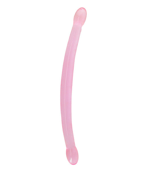 Shots RealRock Crystal Clear 17" Double Dildo