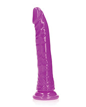 Shots RealRock 9" Slim Dildo Glow in the Dark - Neon