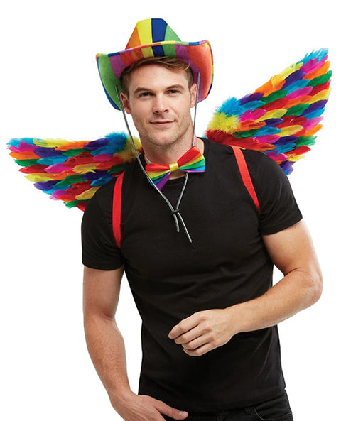 NO ETA=Rainbow Small Feather Wings