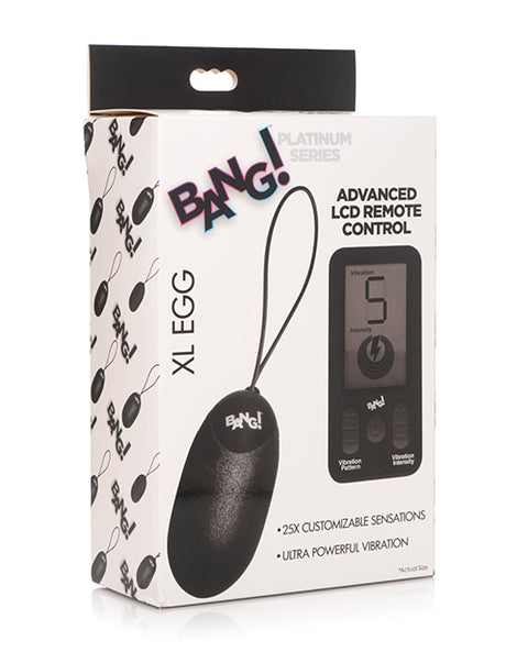 Bang! 25X Vibrating Silicone XL Egg w/Remote