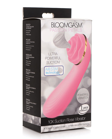 Inmi Bloomgasm Passion Petals Rose 10X Suction & Vibrator