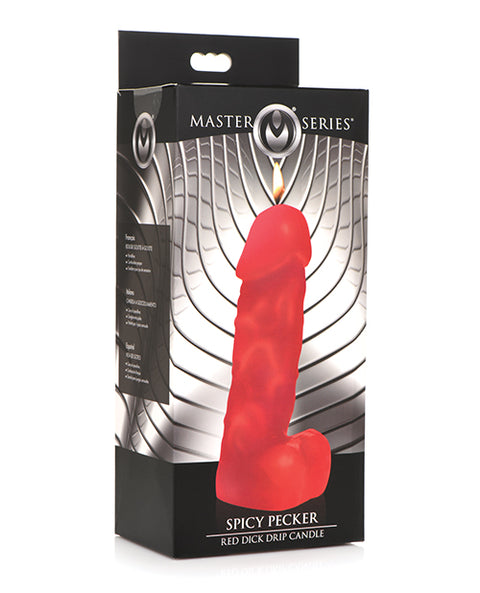 Master Series Spicy Pecker Dick Drip Candle - Red